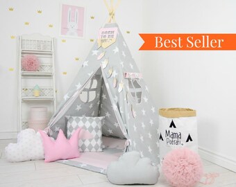 Teepee Tents Kids - Kids Teepee - Play Tent - Teepee tent - Childrens Teepee Play Teepee - Kids Teepee Play Tent