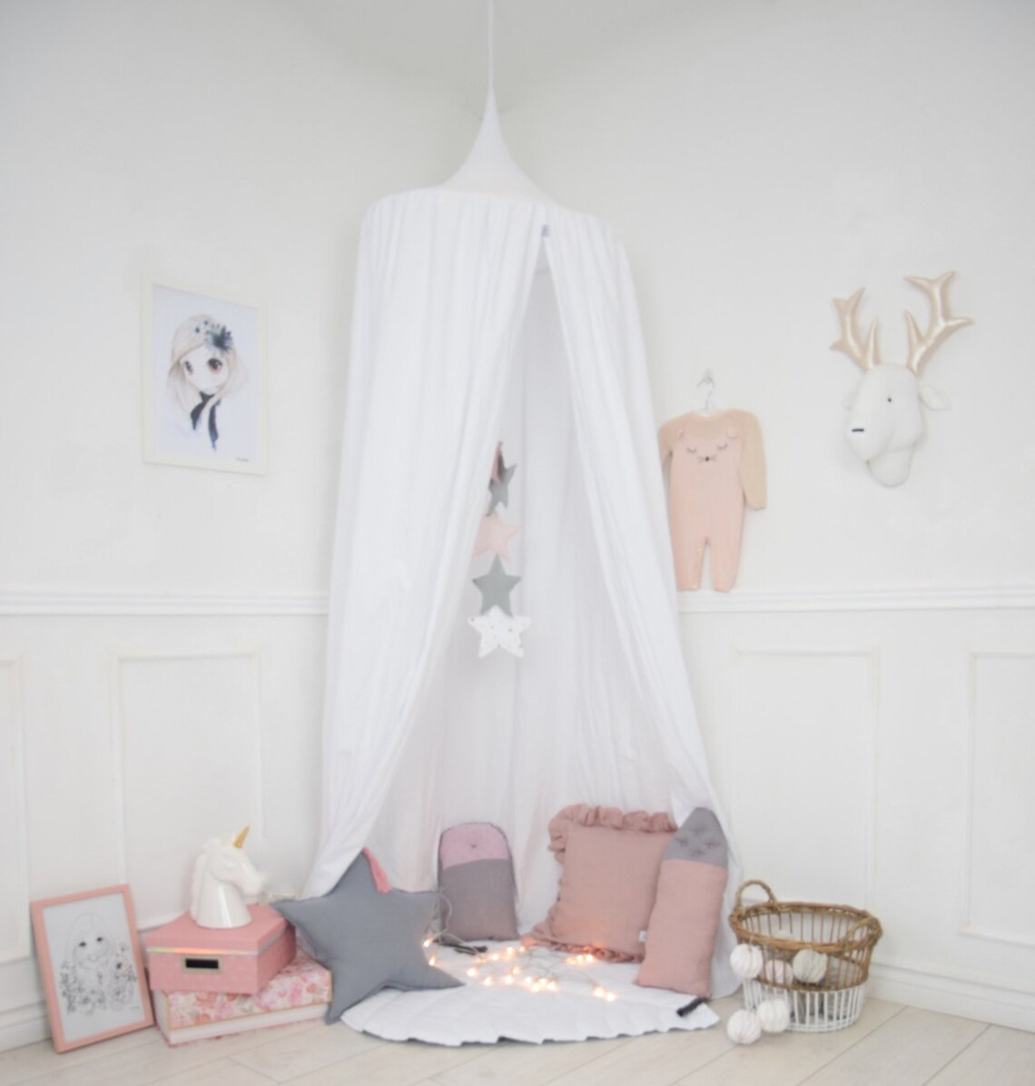 Baldachin Kinderbett baldachin Kinderbett baldachin - Etsy.de
