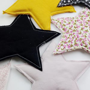 Star Garland, Nursery Garland, Teepee Garland, Fabric Pendant, Nursery Stars, Star Bunting, Room Decor image 3