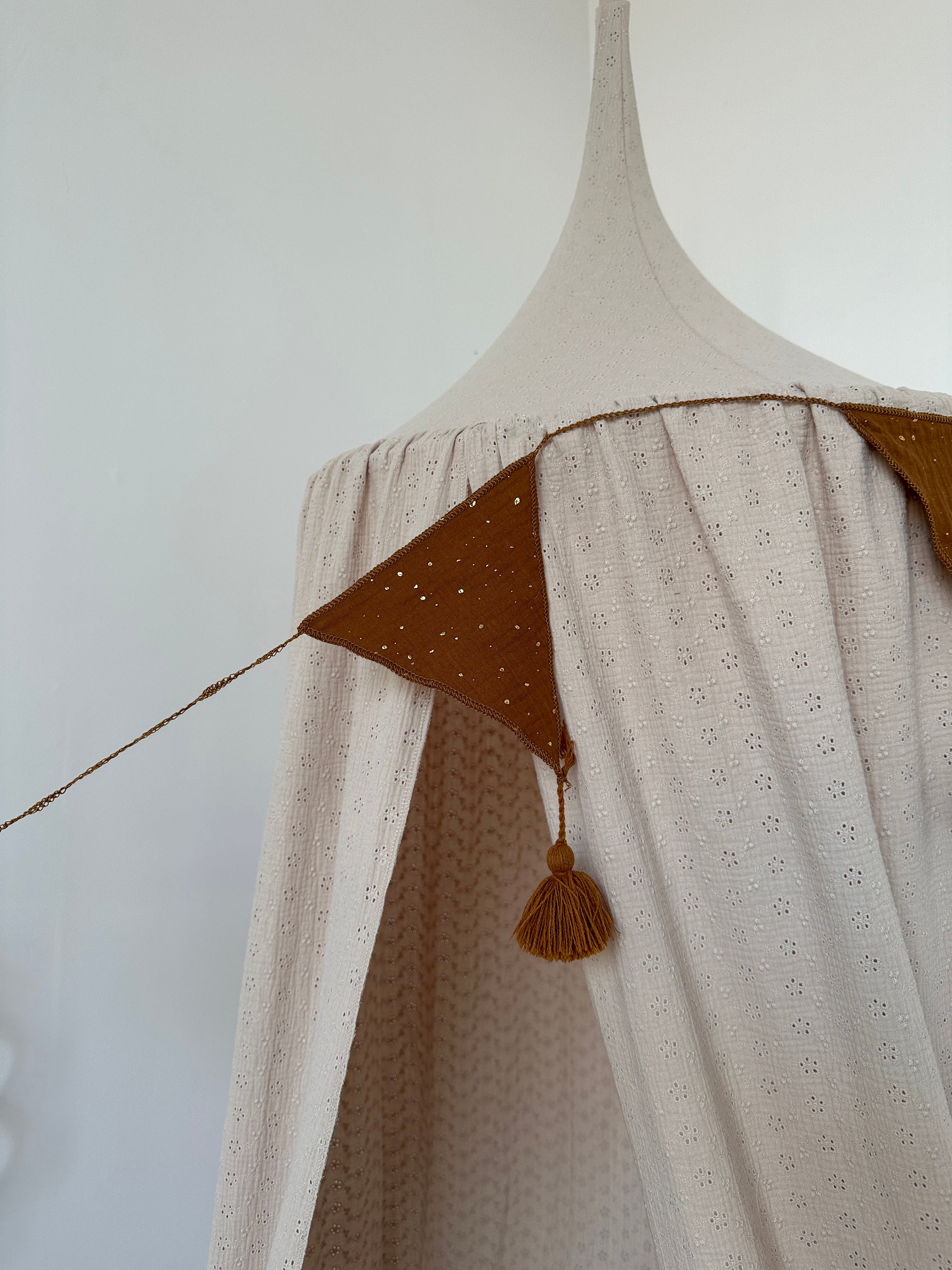 Embroidery Flowers Bed Canopy Nursery Canopy Baldachin Bed Etsy