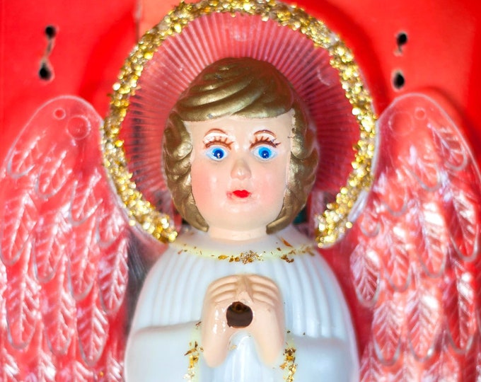 Vintage Angel Tree Topper 1960's Doublglo Angel Tree Top Christmas Tree Angel Retro Christmas