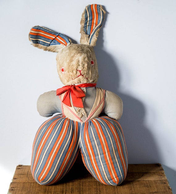 vintage stuffed bunny