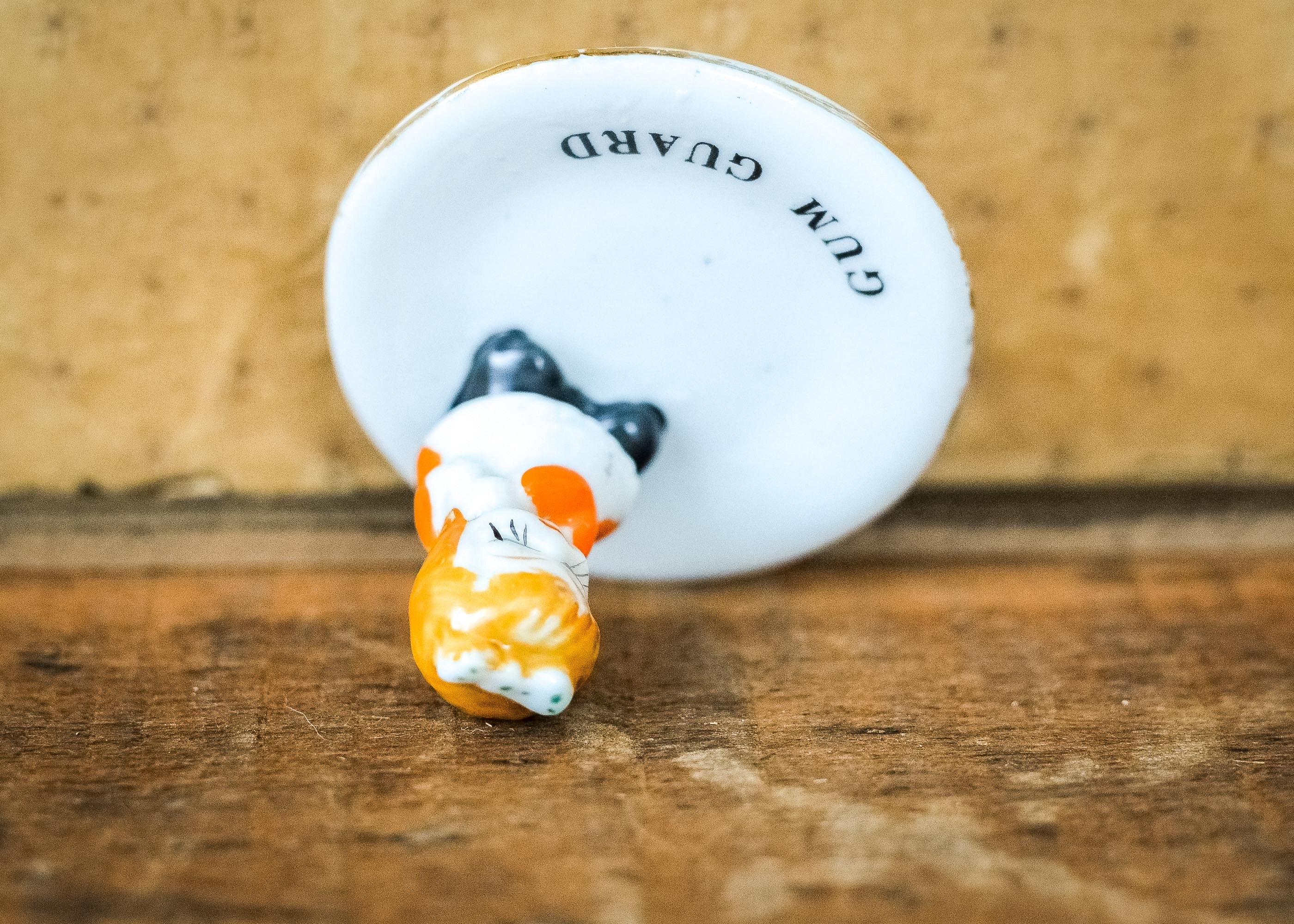 Vintage Gum Guard Chewing Gum Tiny Mini Ceramic Dish Holder Etsy