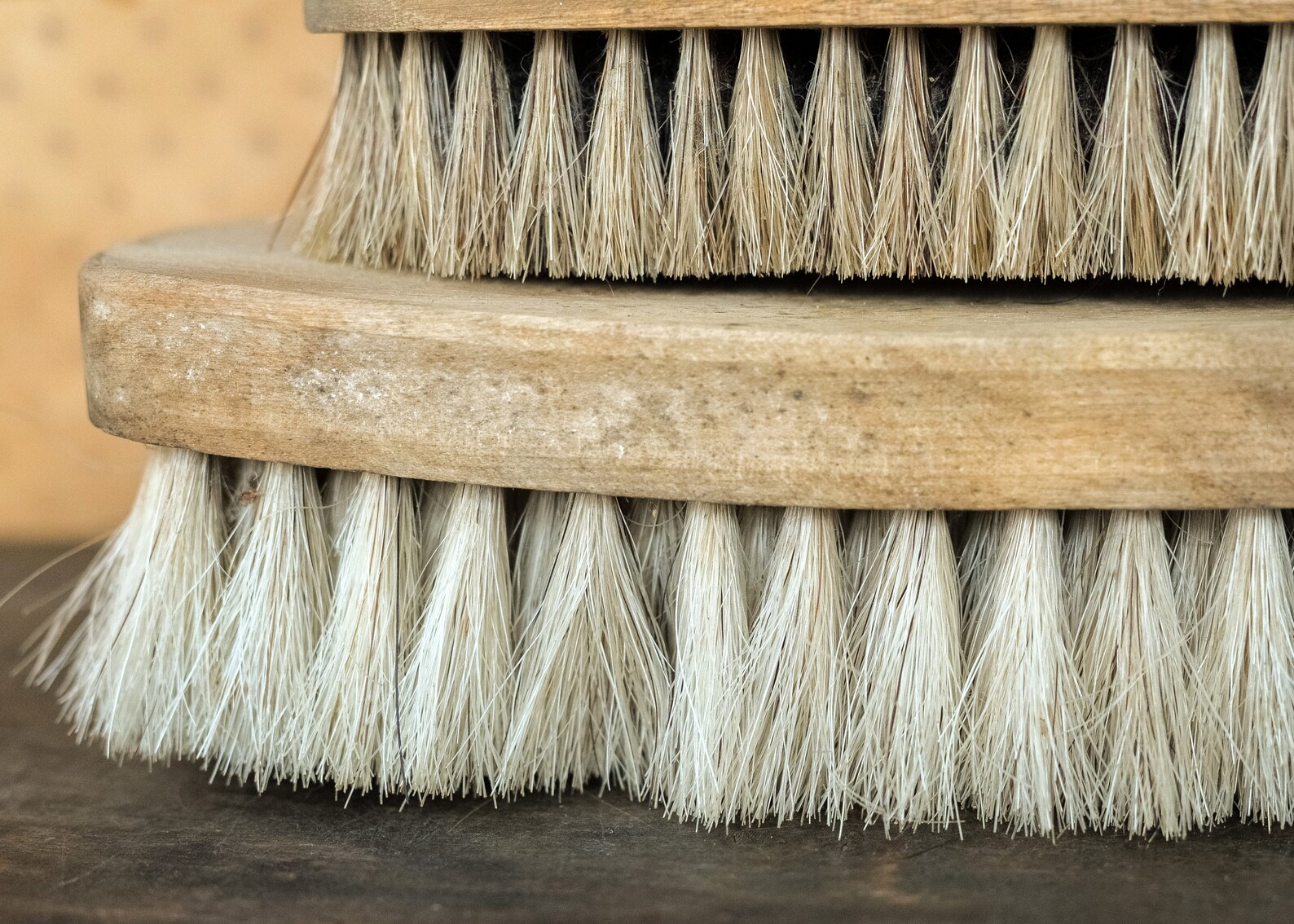 Antique Vintage Brushes Barn Horse Hair Scrub Brush Set Etsy