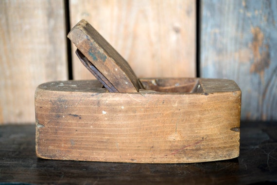 Vintage Antique Wood Block Plane 