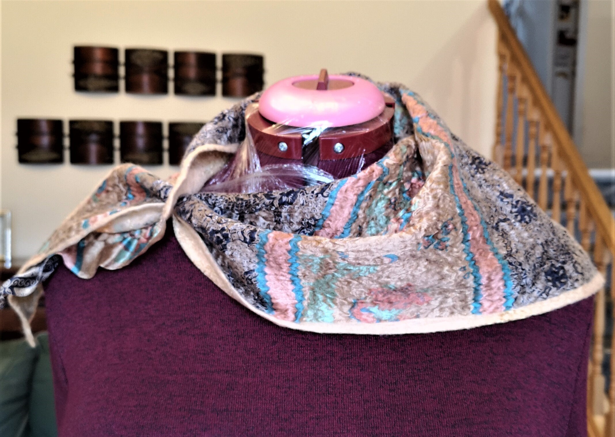 Neck Warmer. Small Warm Triangular Neck Warmer. Natural Silk Etsy