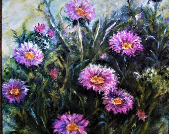 Original Oil painting "ASTЕRS" canvas 12'' X 16''