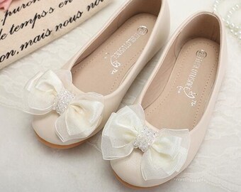 ivory mary jane flower girl shoes
