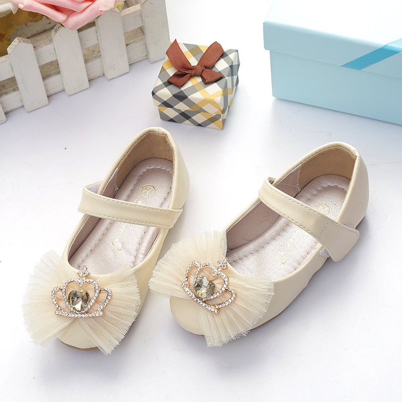 Ivory Flower Girl Shoes Toddler Girl Shoes Off White Party Etsy