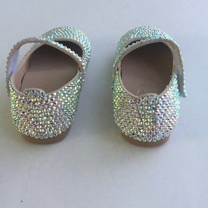 Girls crystal shoes rhinestone single shoes