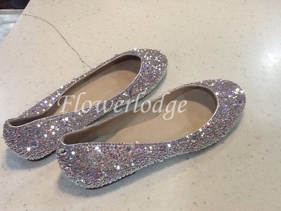 Sparkly flat clearance shoes for prom