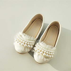 little girls ivory shoes