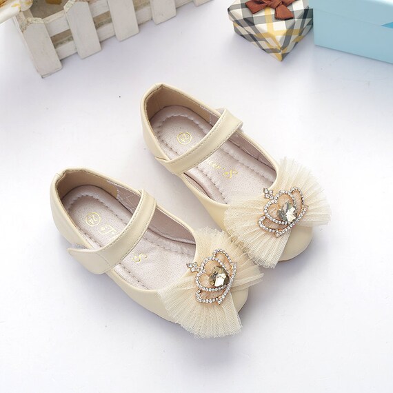 Ivory Flower Girl Shoes Toddler Girl Shoes Off White Party Etsy