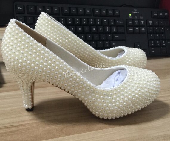 ivory low heels