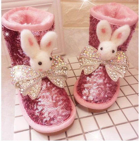 pink sparkly baby shoes