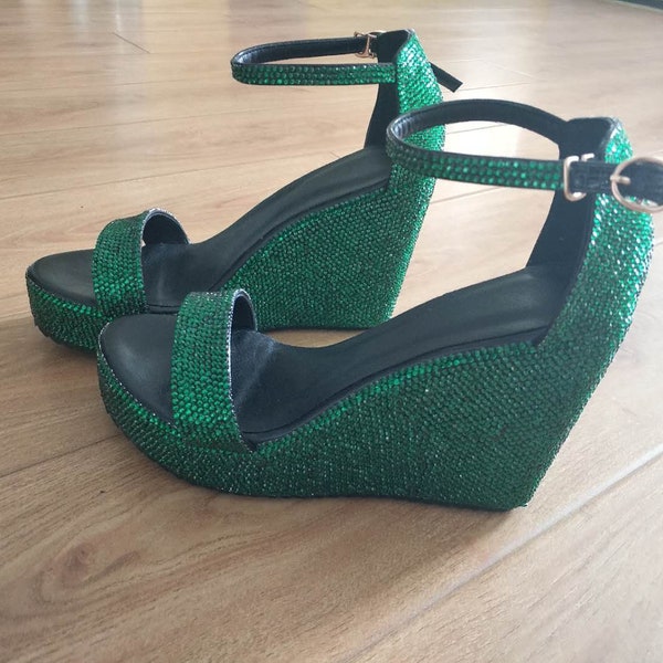 Emerald Green Tie Dye Women's Sneakers