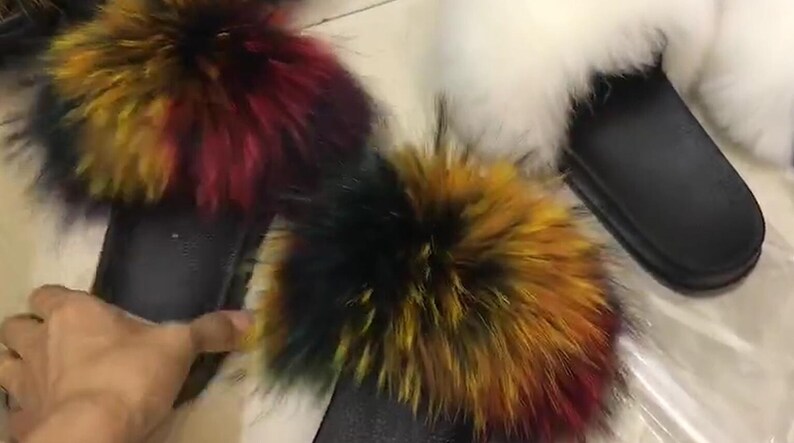 super popular premium selection huge discount Fur top slippers real furry women flip flops fur sandals flat | Etsy super popular premium selection huge discount Fur top slippers real furry women flip flops fur sandals flat | Etsy