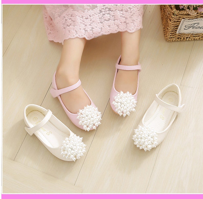 Pearl Toddler Shoes Ivory Flower Girl Shoes Etsy