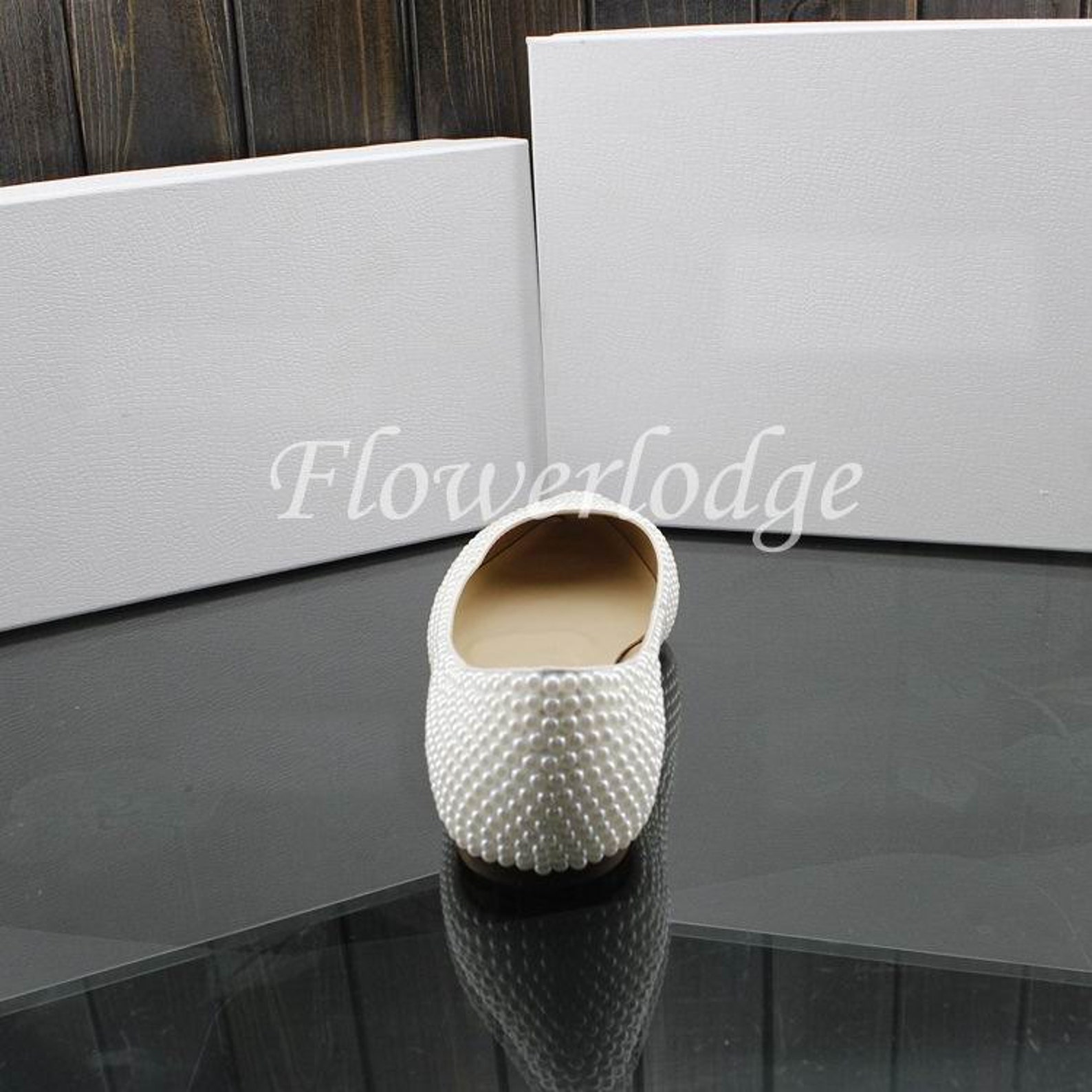 pearl flats shoes ponited toe closed toe women shoes flats ivory ballet flats soft comfortable flat shoes, custom white pearl fl