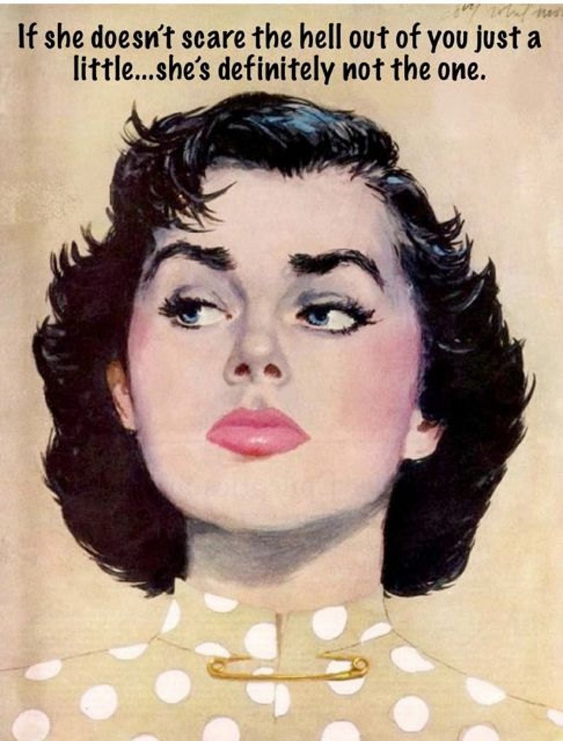 FUNNY VINTAGE CARD Great Vintage Retro Image Just Because Etsy