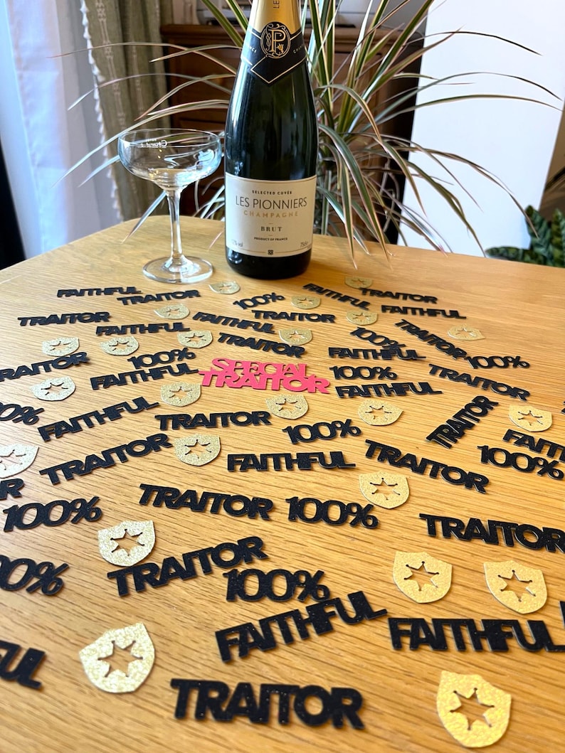 The traitors confetti