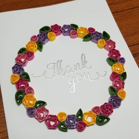 Paper Quilling Thank You Cards Discover New Quilling Cards At Hyegraph