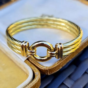 Fabelhafter, schwerer 18ct, 18k, 750 Gold Armreif, Armband, Gewicht 22,9 Gramm