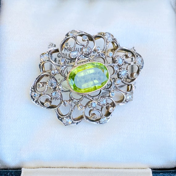 Exquisite, Victorian 14ct 14k, 585 Gold, Peridot … - image 6
