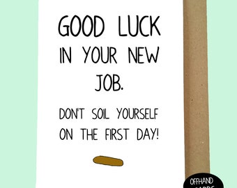 funny new job card