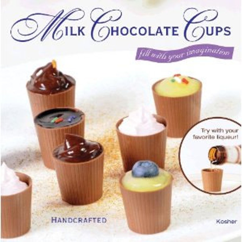 64 Milk Chocolate Dessert or Cordial Cups Etsy