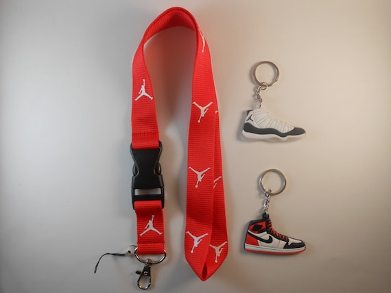 Jordan lanyard with Two Jordan Shoe 