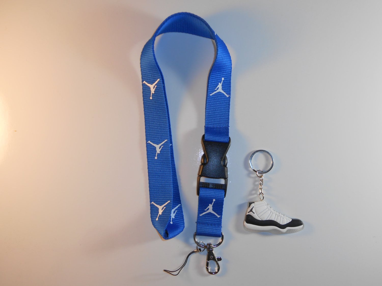 Jordan Lanyard With Jordan Keychain. New Etsy