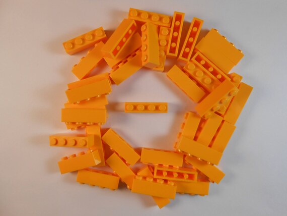 bright light orange lego
