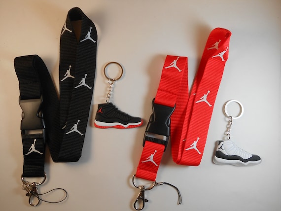 jordan lanyard keychain