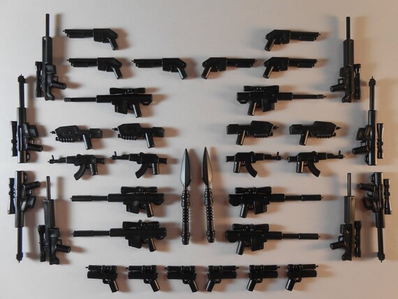 36 Guns for Lego Mini figures | Etsy