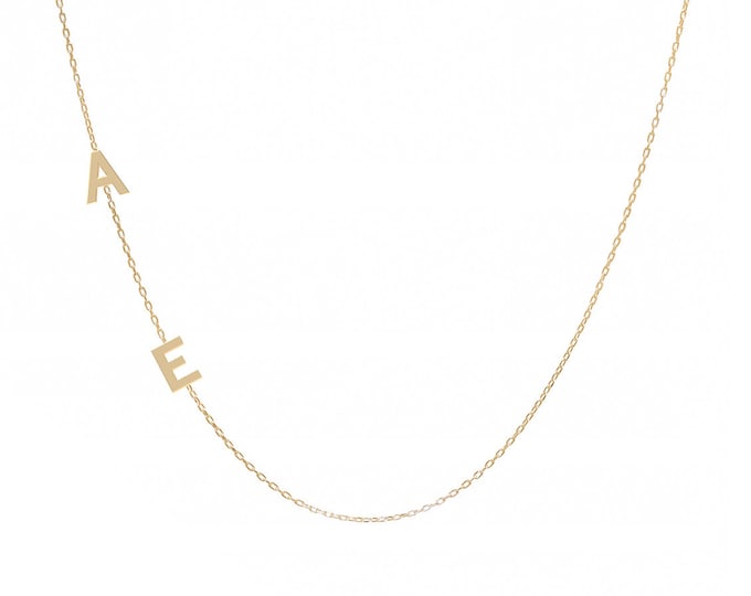 Necklace with letters, letter necklace, initial necklace personalized necklace name necklace gold necklace initial lettre silver letter chain