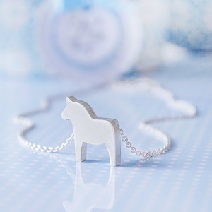 DALA Horse Pendant (classic) / Pendant Horse / Necklace Horse / Chain with Horse / Jewelry handmade / Christmas gift for women