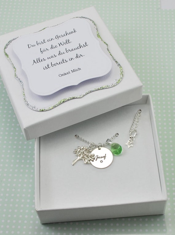 Collana Con Nome Personalizzata In Argento 925 Per Bambini - Kids Collection, Confezione Regalo, Made In Italy