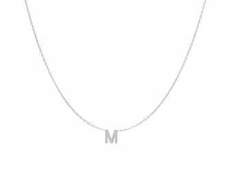Silver Letter Necklace * Silver Letter Necklace * Initial Necklace * Personalized Necklace * Name Necklace * Initial Necklace * Necklace with Letter