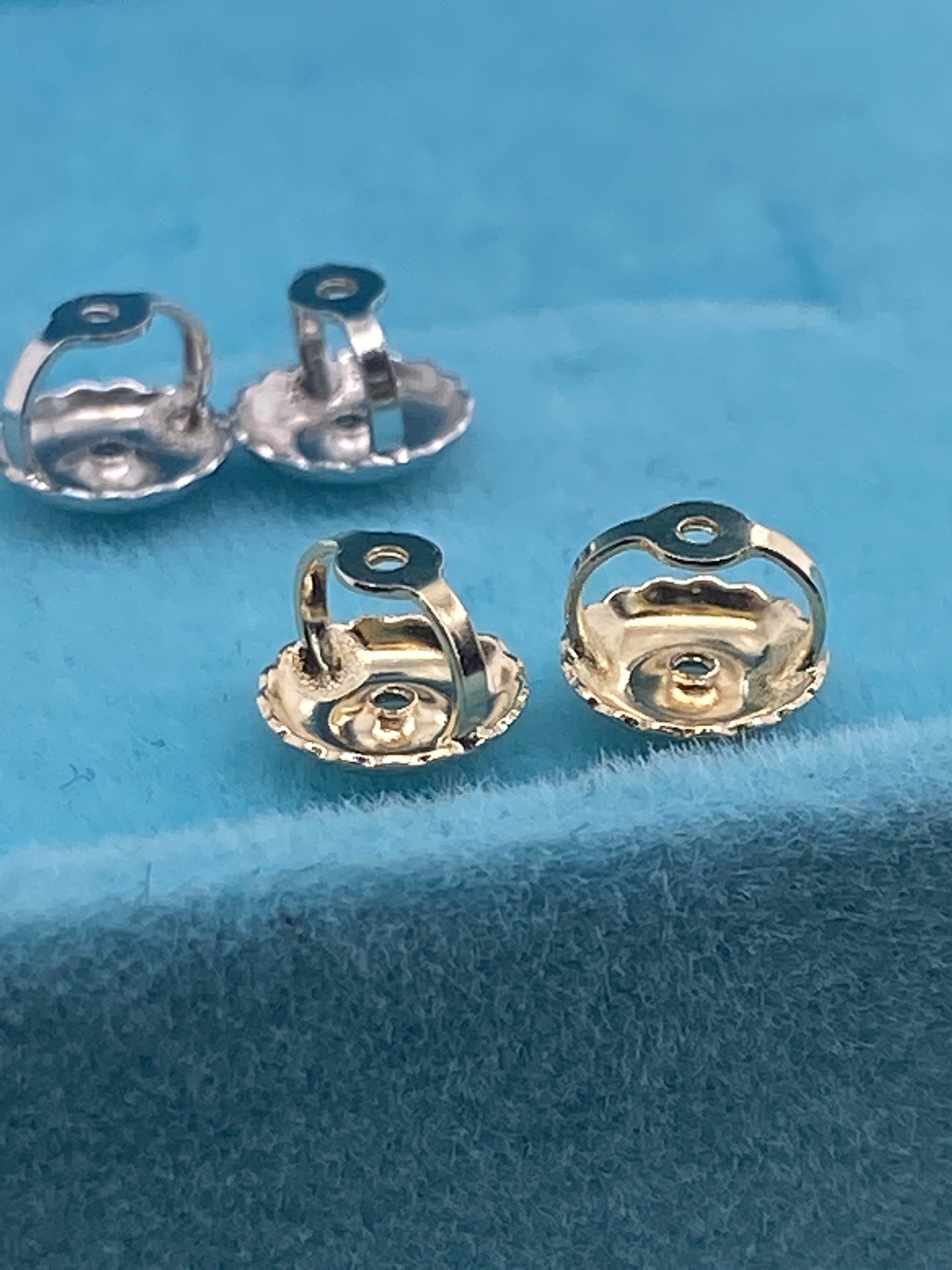 1 Piece Replacement Screw on Screw Off Earnut Earring Back 14K