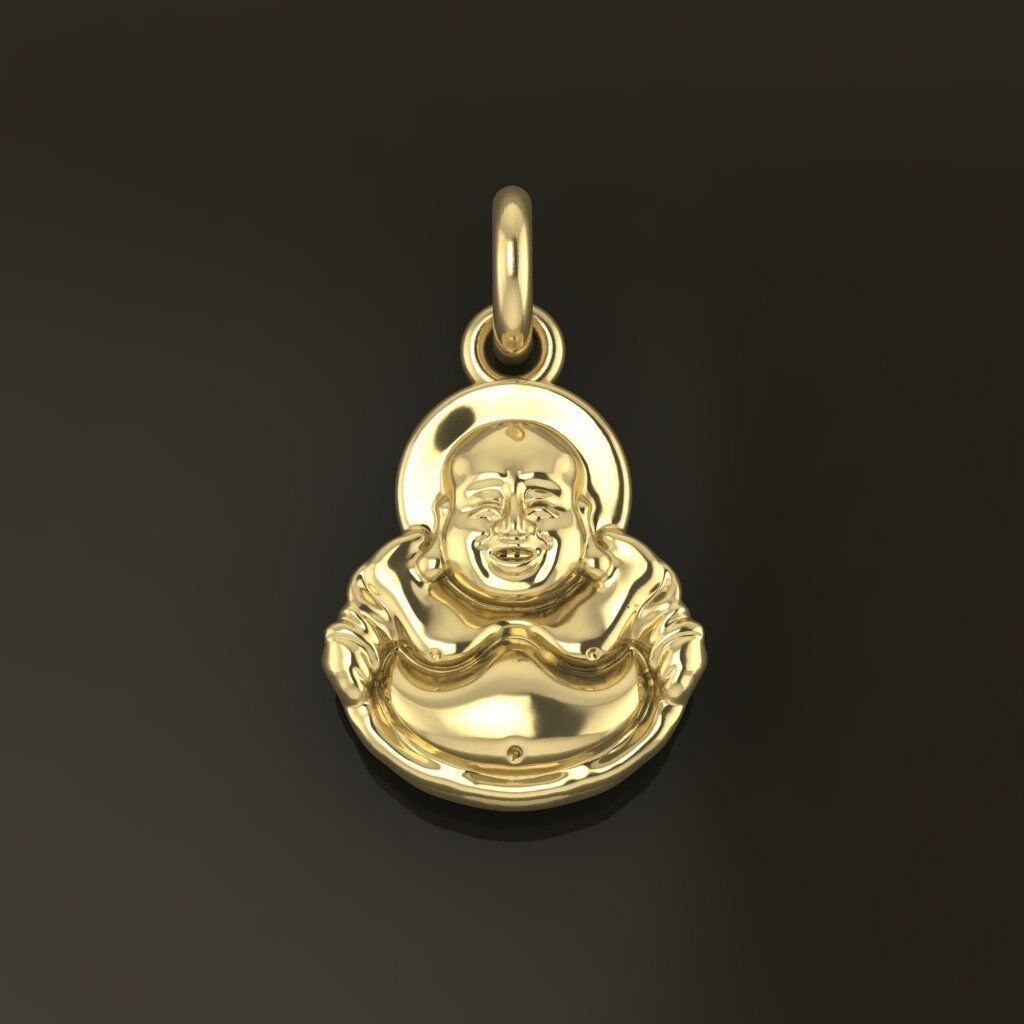 9ct gold deals buddha pendant