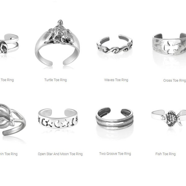 Anklet With Toe Ring Etsy