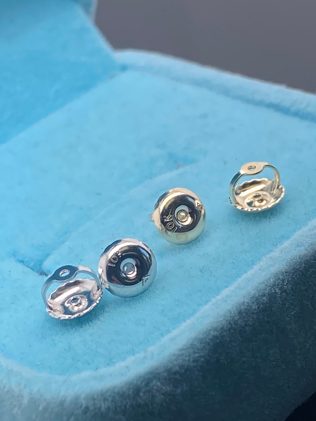 10K Solid Gold Replacement for Screwback Stud Earrings / Earring Back