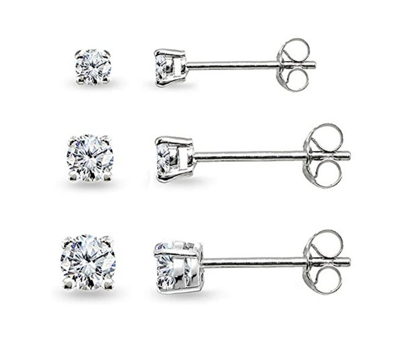 white sapphire earrings white sapphire earrings