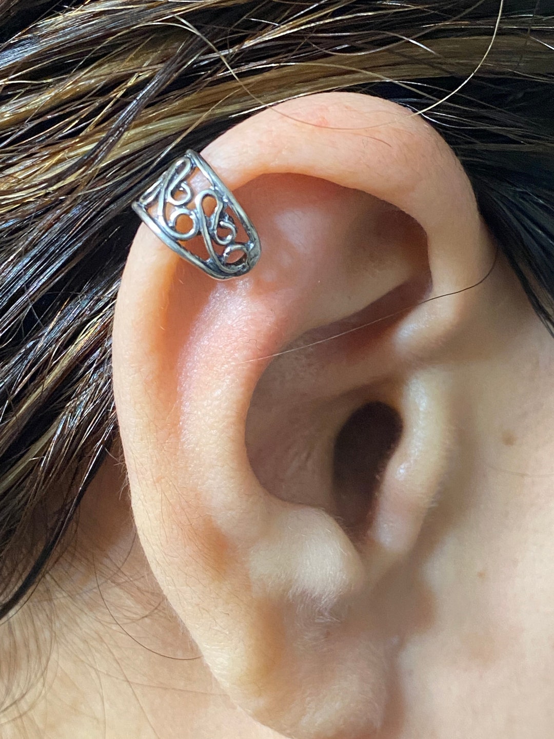 Vines Ear Cuff Sterling Silver .925 Ear Cuffs Etsy