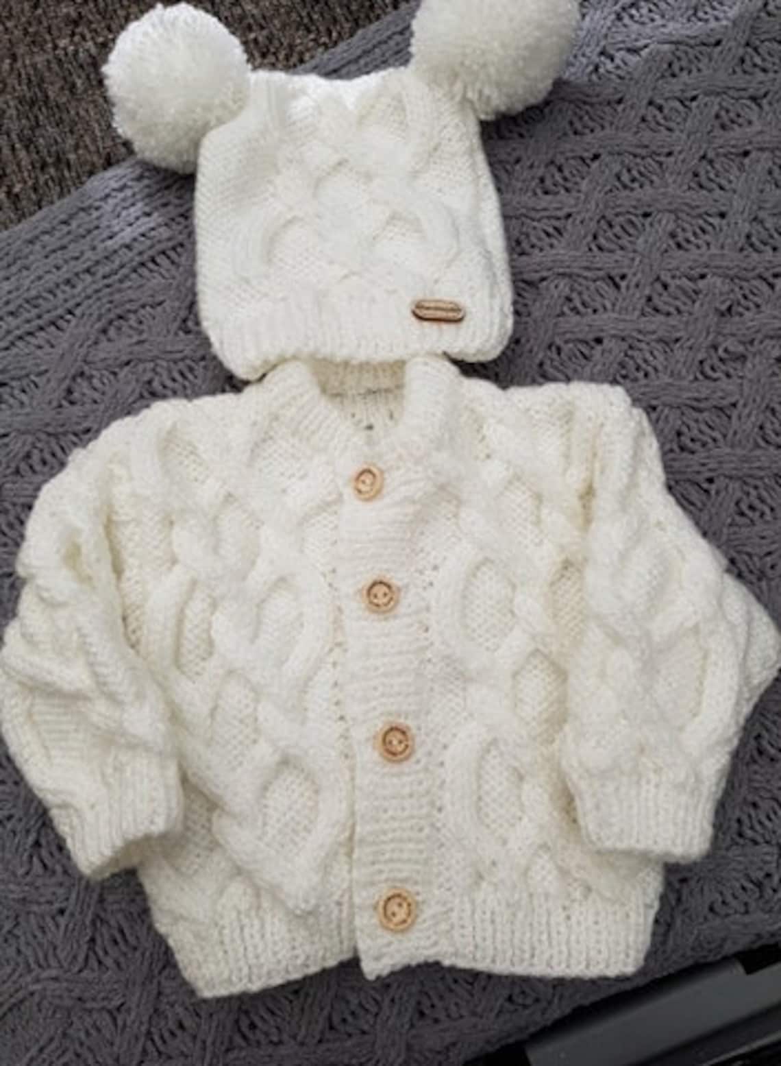 Armagh Baby Aran Knitting Pattern Etsy