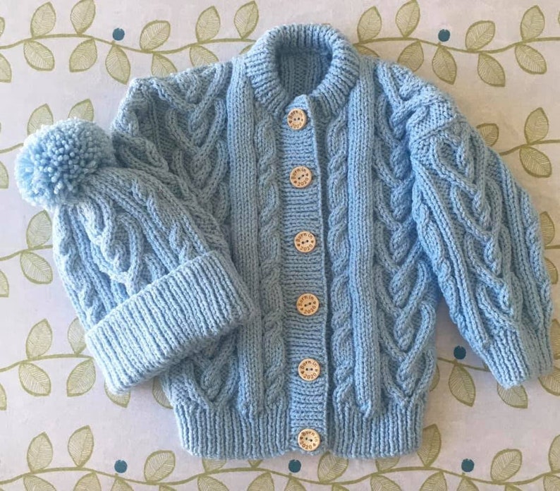 Mammys Love Baby Aran Knitting Pattern | Etsy UK