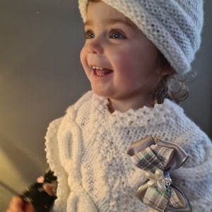 Adley Chunky Poncho Knitting Pattern Hat