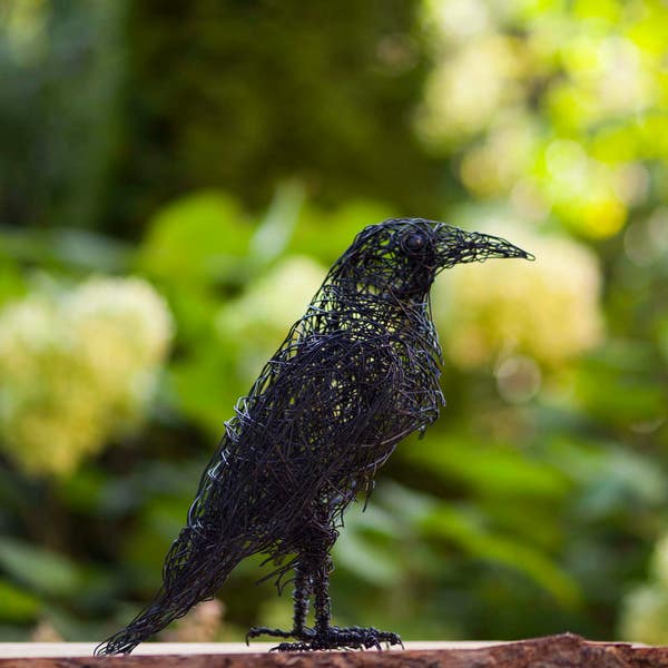 Crow Wire Sculpture - Etsy