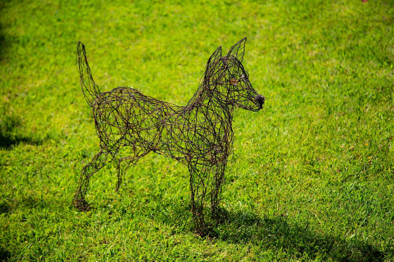 Dog Sculpture Wire Art Holiday Gift Dog Art Wire Animal - Etsy